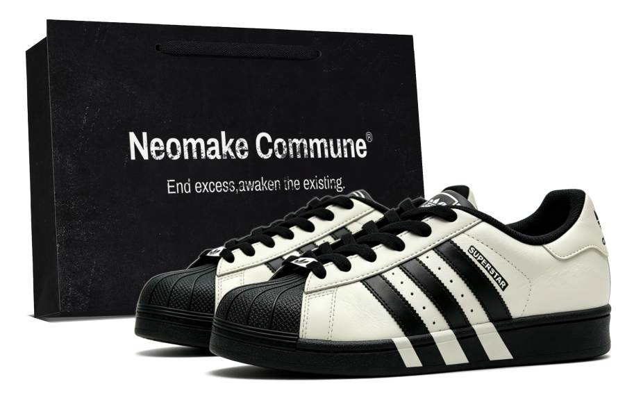 Adidas Originals Superstar 2 Skateboard Shoes Unisex Low Top Black & White