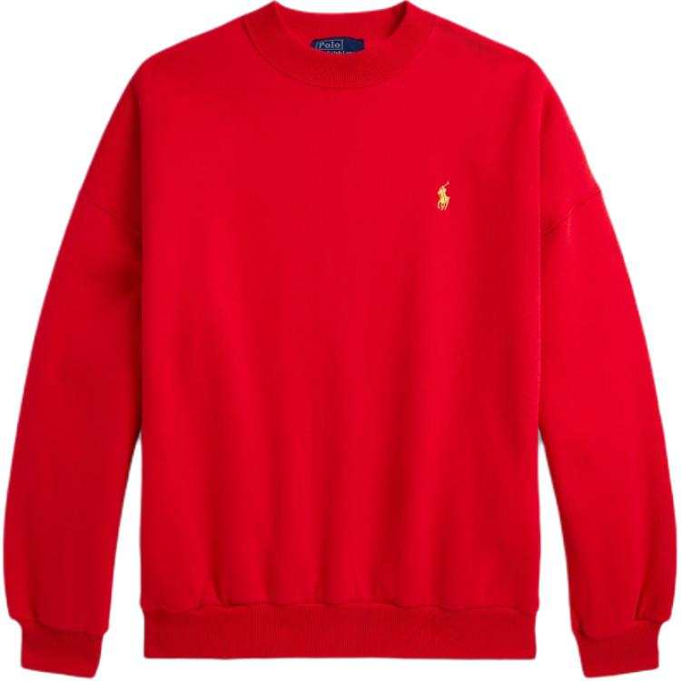 Polo Ralph Lauren Sweatshirts Women's Red Crew Neck Moderate