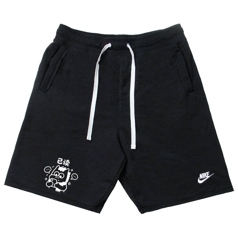Nike Nike Club Casual Shorts Men's Black Straight Fit Pants
