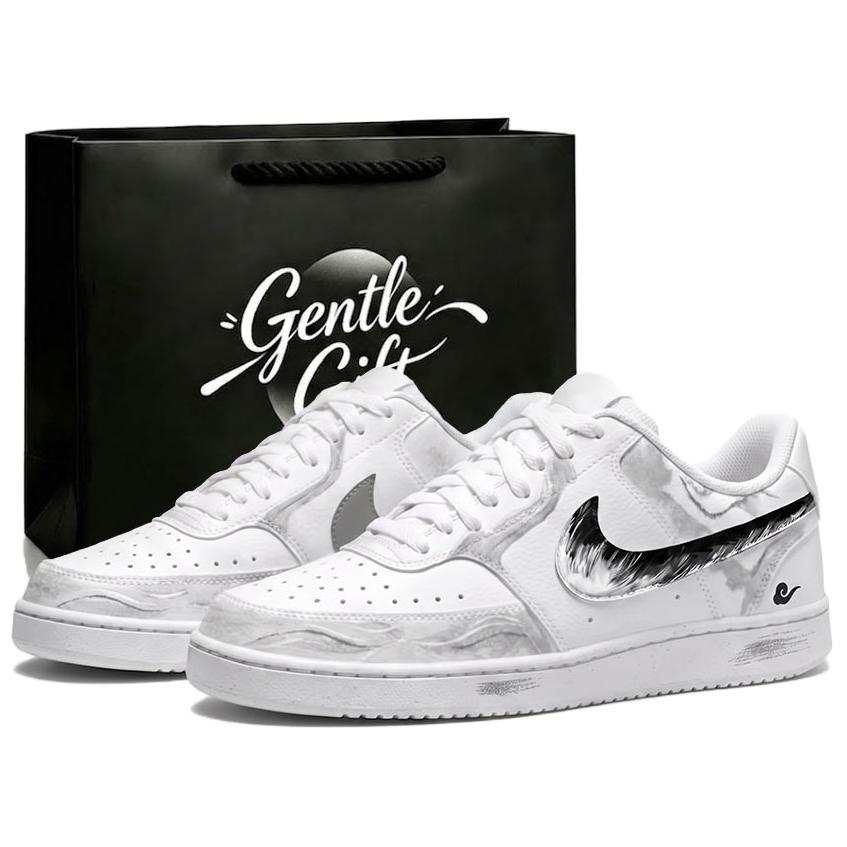 Nike Nike Court Vision 1 Skateboard Shoes Unisex Low Top Black/Gray