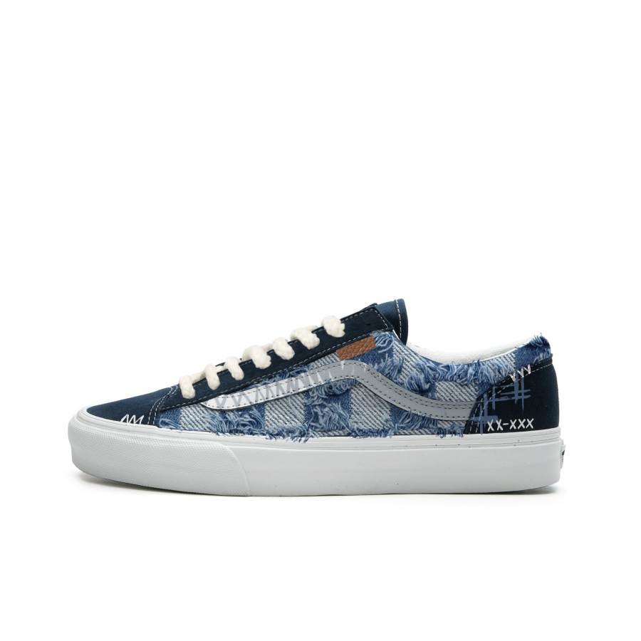 Vans Style 36 Skateboard Shoes Unisex Low Top Blue/White
