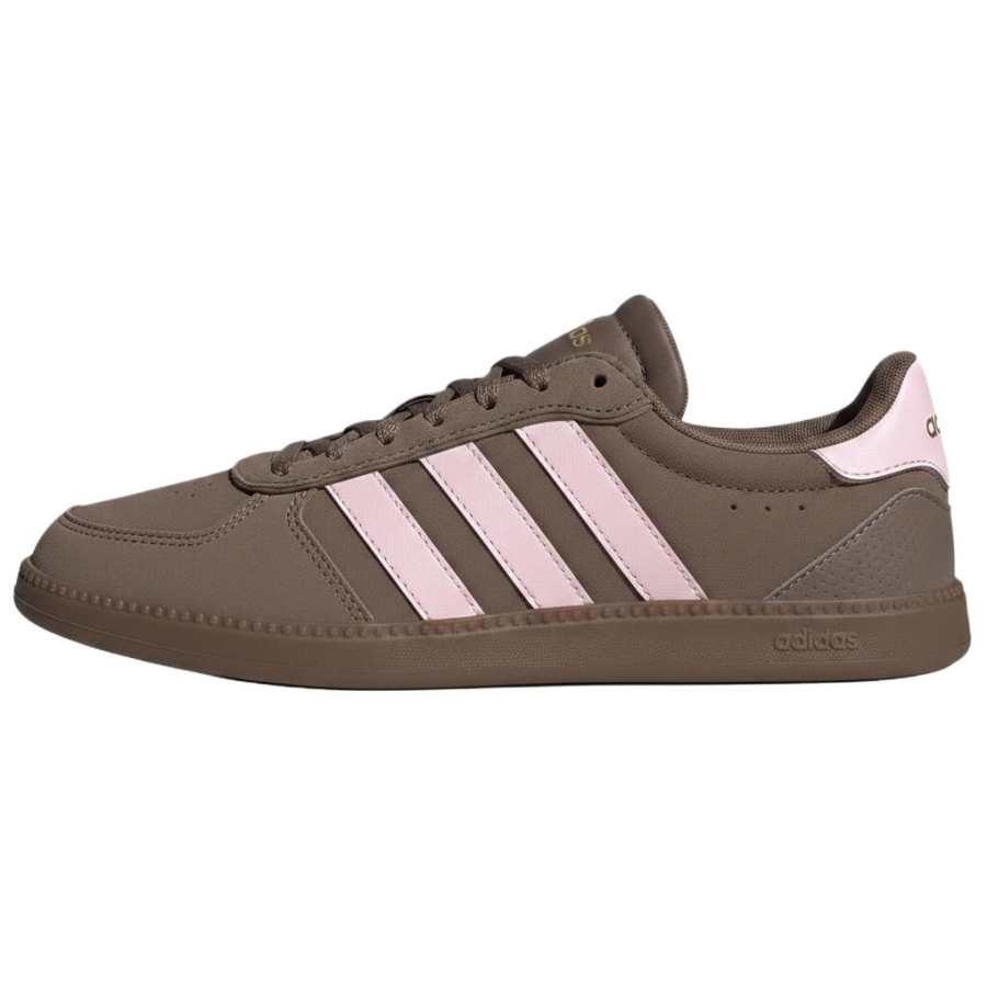 Adidas Adidas Breaknet Slick Skateboard Shoes Women's Low Top Earth Tone/Transparent Pink/Gold Metallic