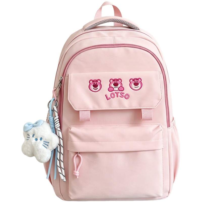Disney Backpacks Strawberry Pink Charm Included