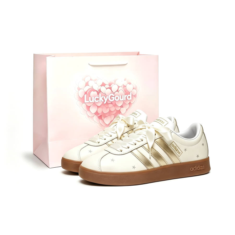 Adidas Adidas VL COURT 2.0 German Army Trainers Women's Low Top Gold