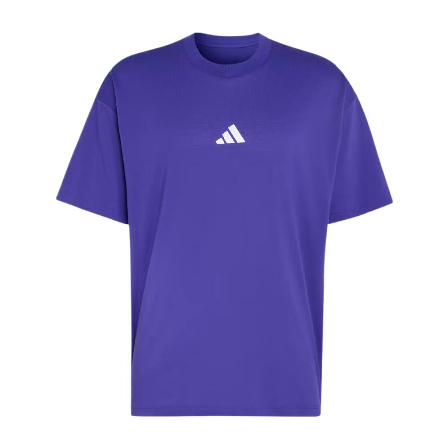 Adidas Adidas Fitness Clothing Men's Pure Purple Crew Neck Moderate