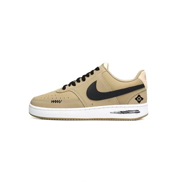 Nike Nike Court Vision Low Skateboard Shoes Men's Low Top Black