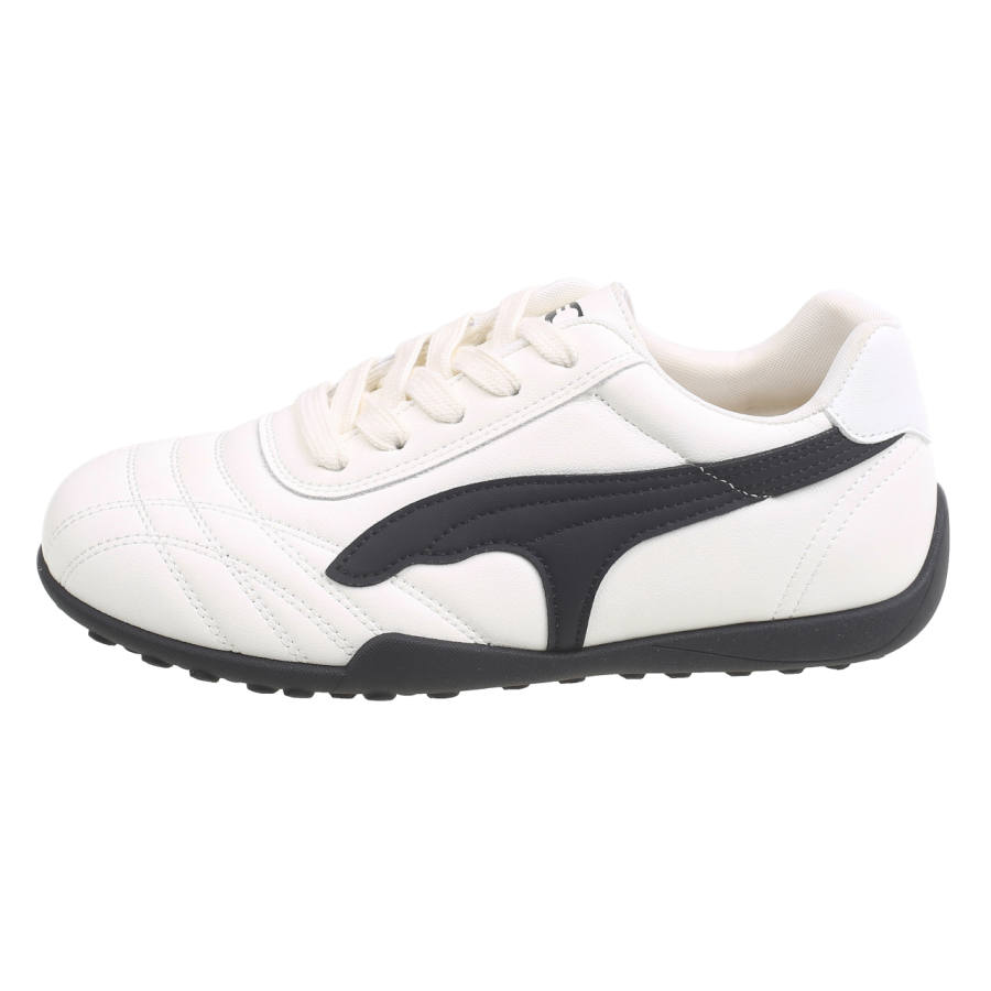 JBBCN Casual Shoes Women's Low Top Black/Silver/White