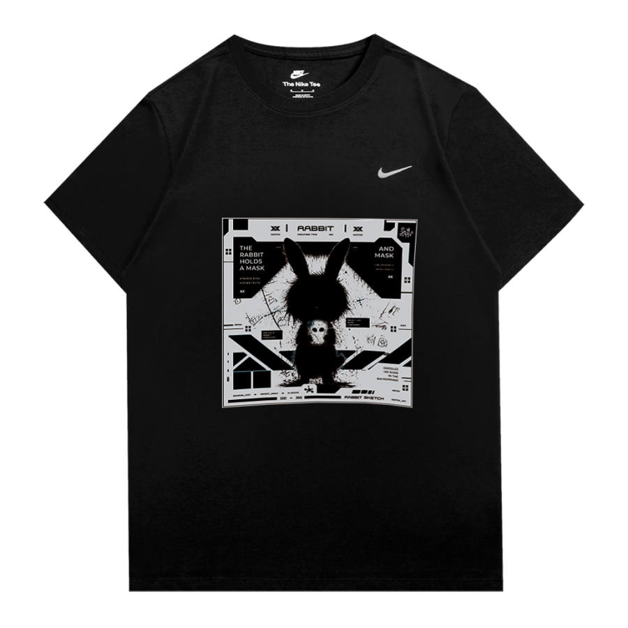 Nike Nike Sportswear T Shirts Unisex Black Crew Neck Moderate