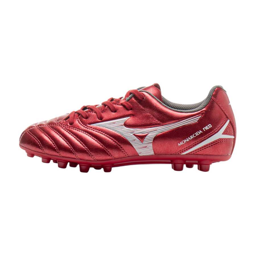 Mizuno Slip Resistant Low top Kids' Soccer Shoes Red Kids'