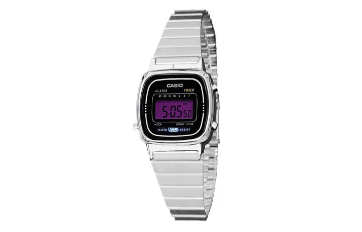 CASIO CASIO Custom Collection Quartz Movement Stainless Steel Strap Watch Women's Watch Black Dial