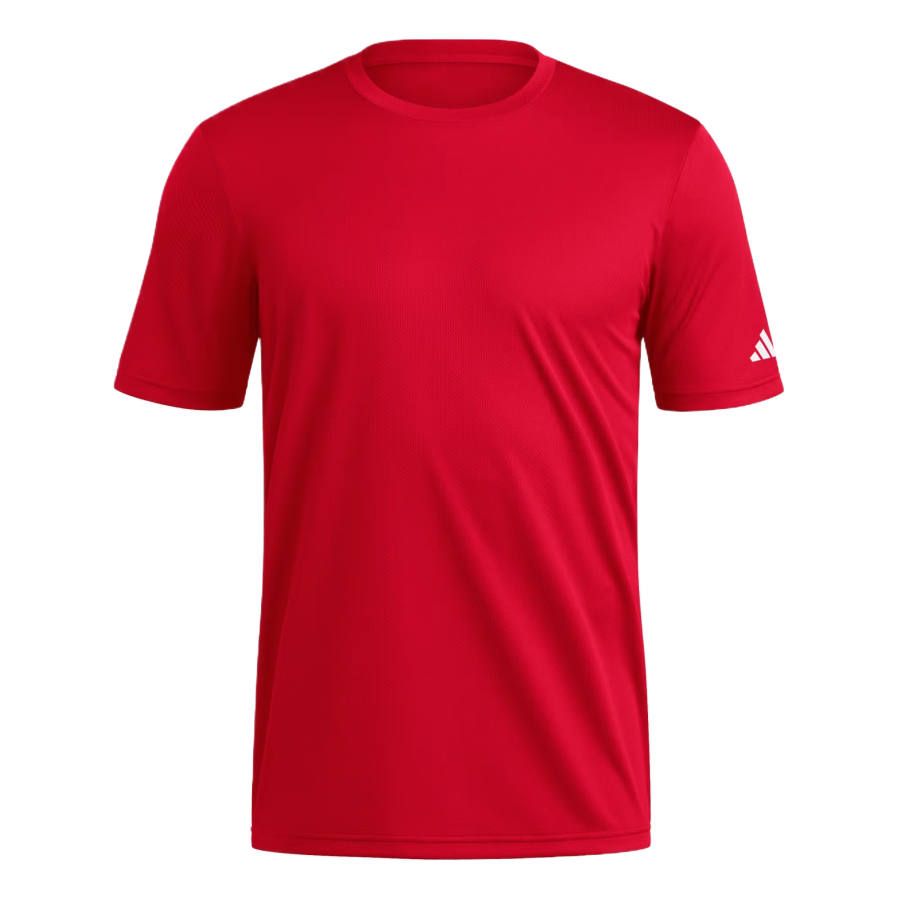Adidas Adidas Lifestyle T Shirts Men's Team Power Red/White Crew Neck
