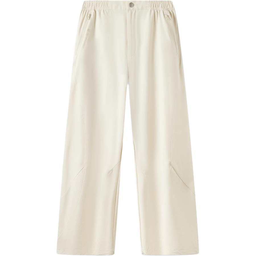 Li-Ning Li Ning Softshell Pants Women's Xuan Paper White Moderate Straight Fit Pants