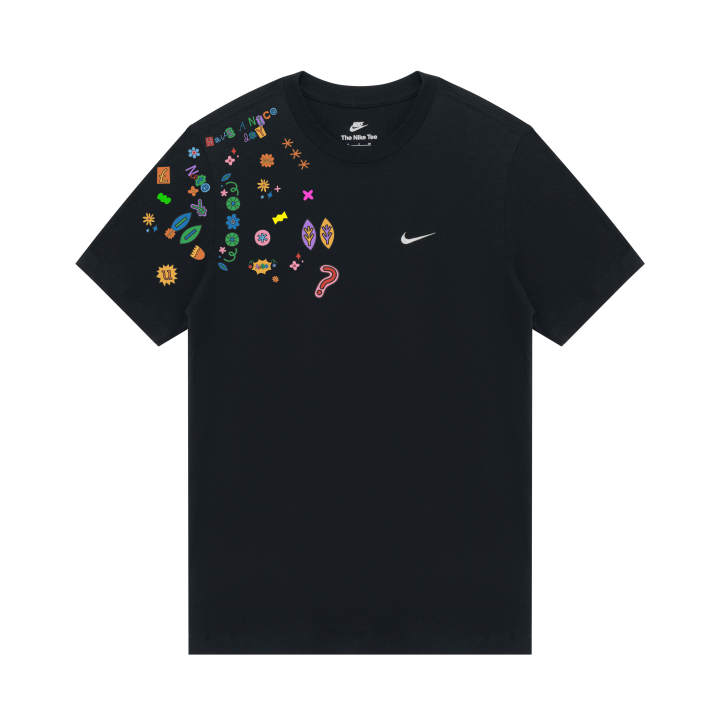 Nike Nike T Shirts Unisex Black Crew Neck Moderate