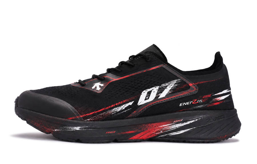 DESCENTE DESCENTE RUNNING Shoes Men's Low Top Black/Red