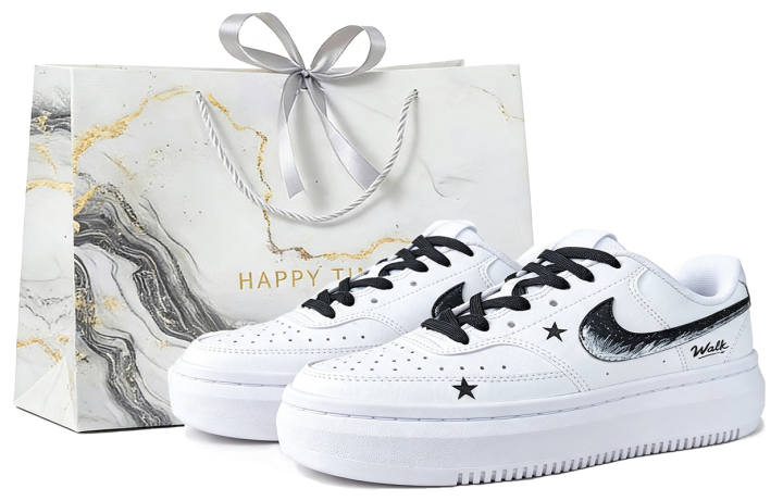 Nike Nike Court Vision 1 Skateboard Shoes Unisex Low Top White