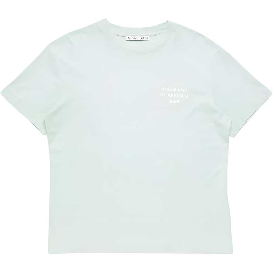 Acne Studios Acne Studios T Shirts Unisex Light Mint Crew Neck