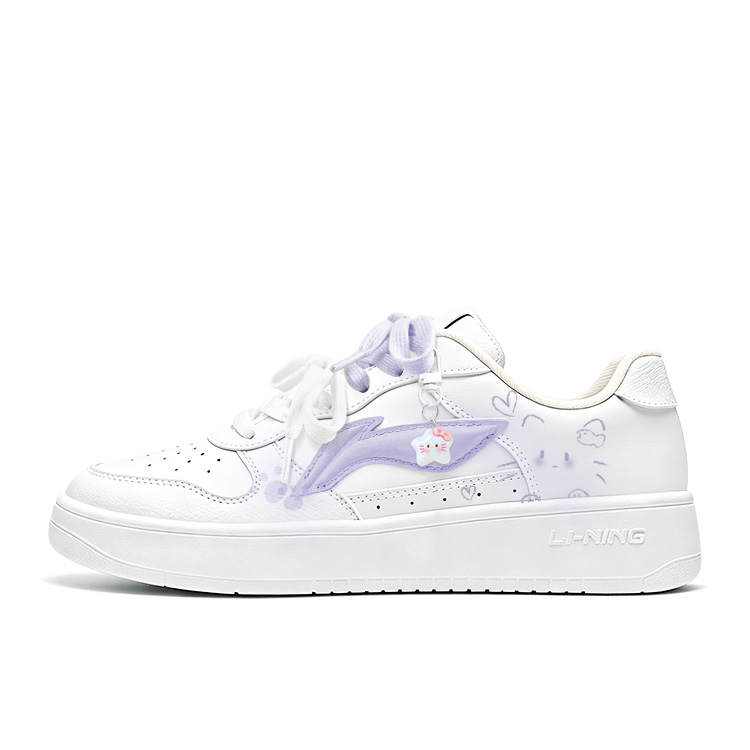 Li-Ning Li Ning Floating Boat Skateboard Shoes Women's Low Top Purple