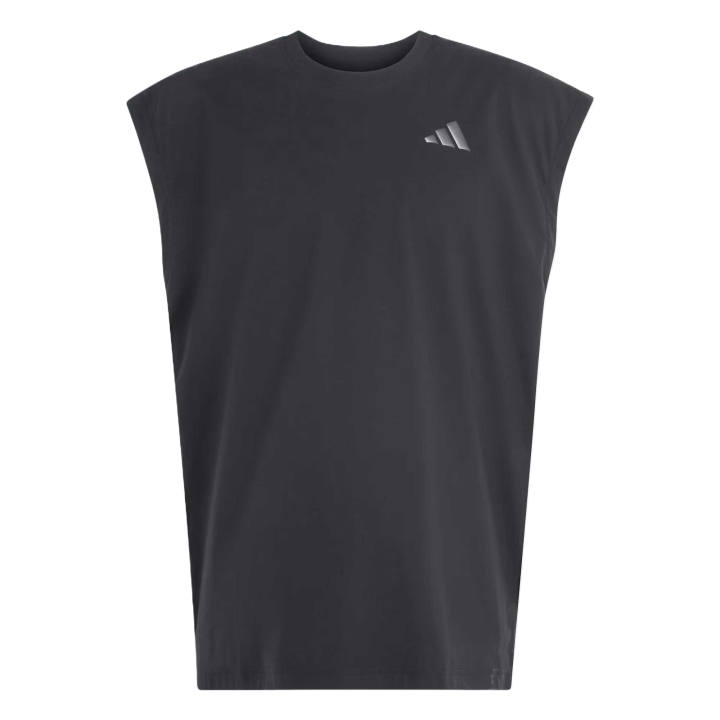 Adidas Adidas Tennis Tops Men's Black Crew Neck Moderate