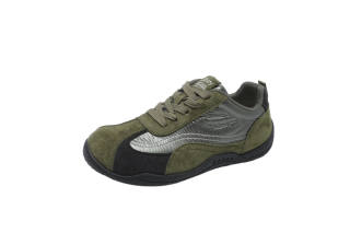 JBBCN German Army Trainers Women's Low Top Gray/Green