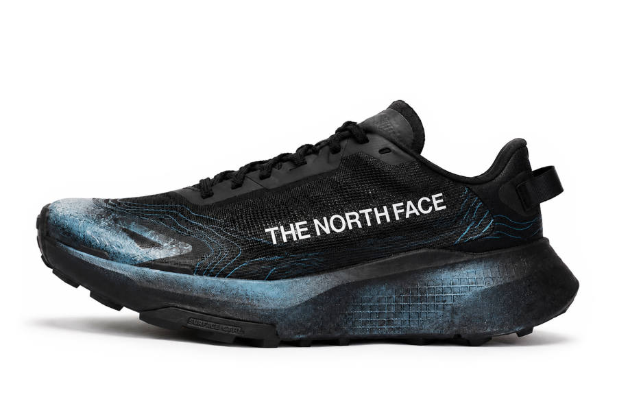 THE NORTH FACE Trail Running Shoes Men's Low Top Black/Blue
