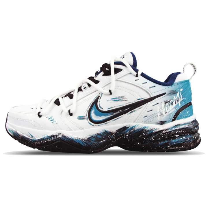 Nike Nike Air Monarch 4 Chunky Sneakers Unisex Low Top Blue