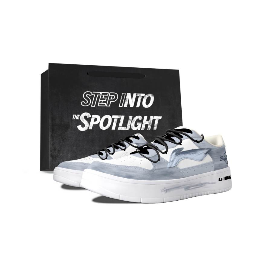 Li-Ning Li Ning Floating Boat Skateboard Shoes Unisex Low Top Blue