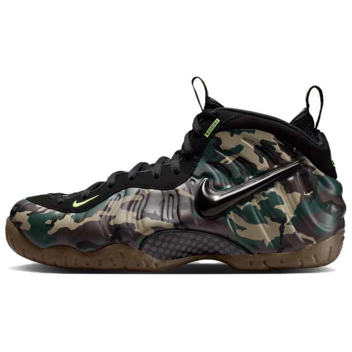Nike Nike Foamposite Pro High top Basketball Shoes Unisex Green 2026 Edition