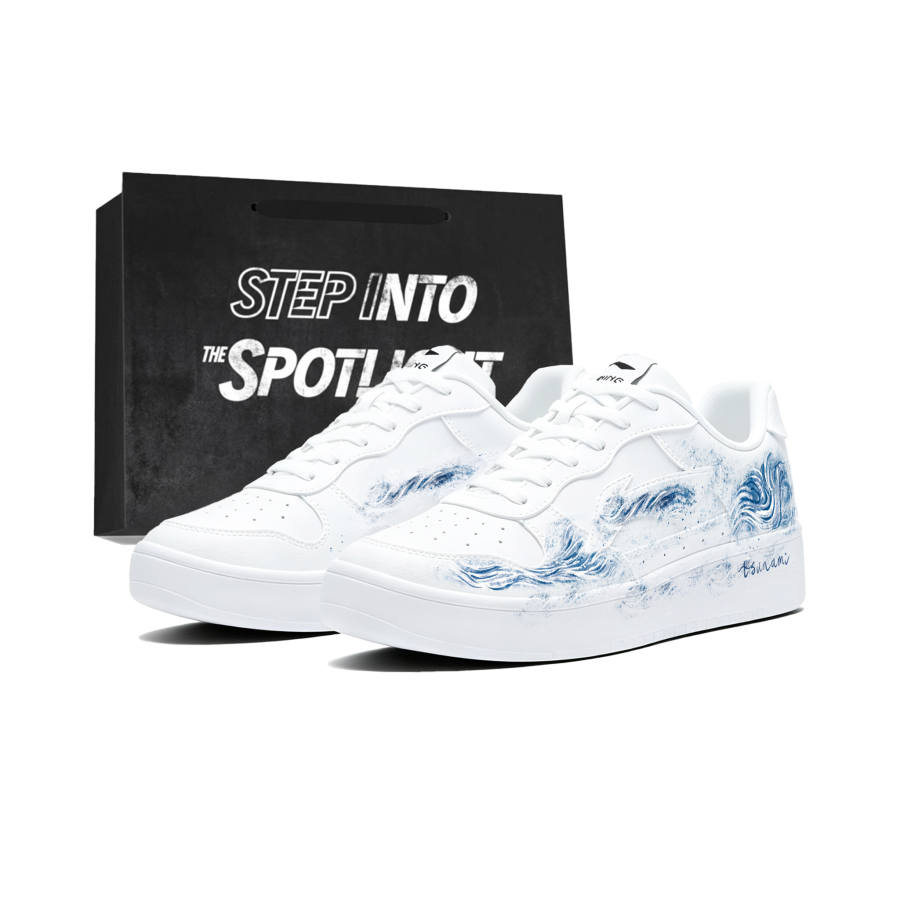 Li-Ning Li Ning Floating Boat Skateboard Shoes Unisex Low Top Blue