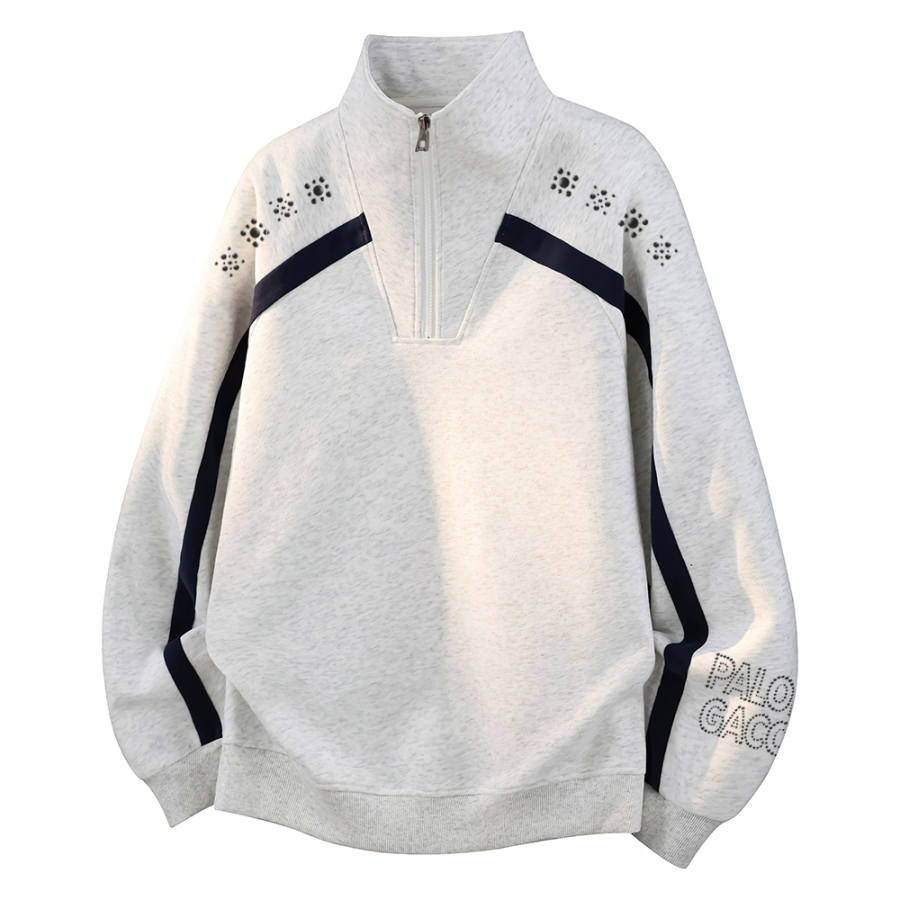 PAL ONGACO Sweatshirts Unisex Stand Collar Moderate