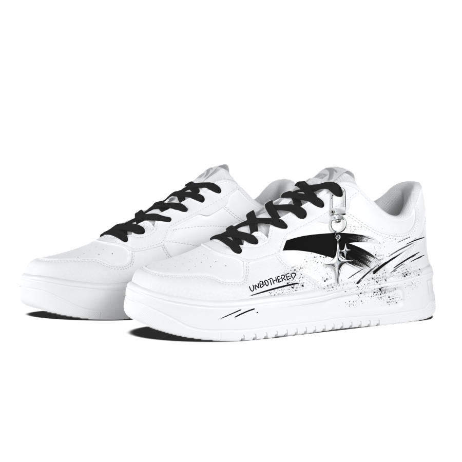 ANTA Easy Skateboard Shoes Unisex Low Top White