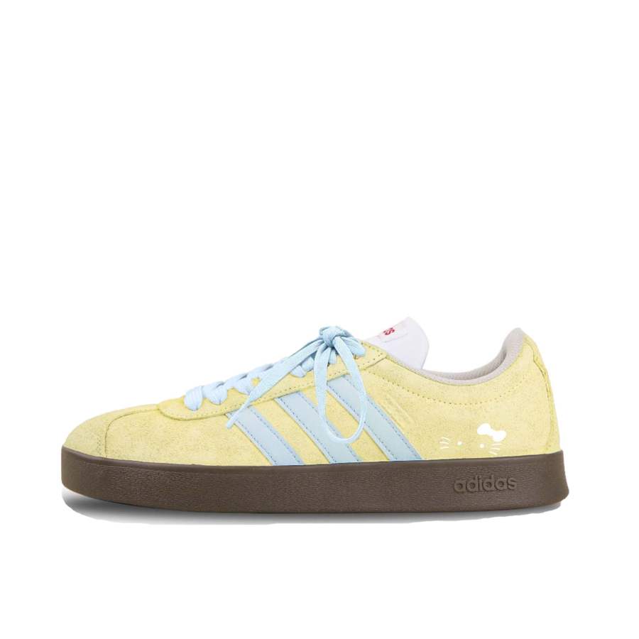 Adidas Adidas Vl Court Classic German Army Trainers Women's Low Top Cream Yellow