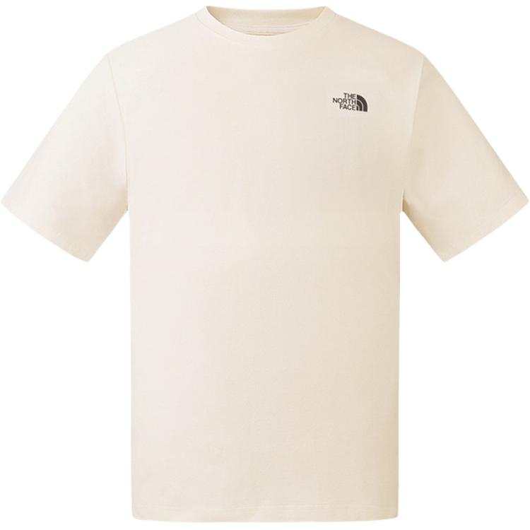 THE NORTH FACE T Shirts Unisex QLI/Dune White Crew Neck Moderate