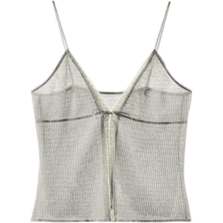 ZARA Camisoles Women's Gray Moderate