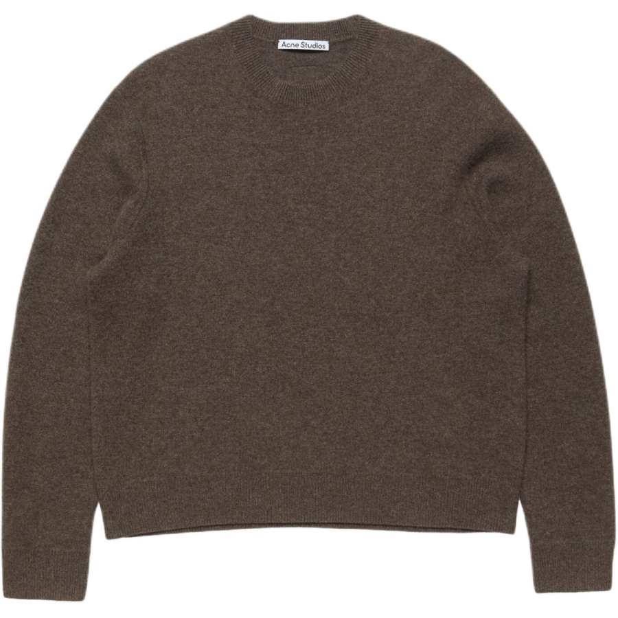 Acne Studios Acne Studios Cashmere Sweaters Men's Hu Tao Brown Moderate