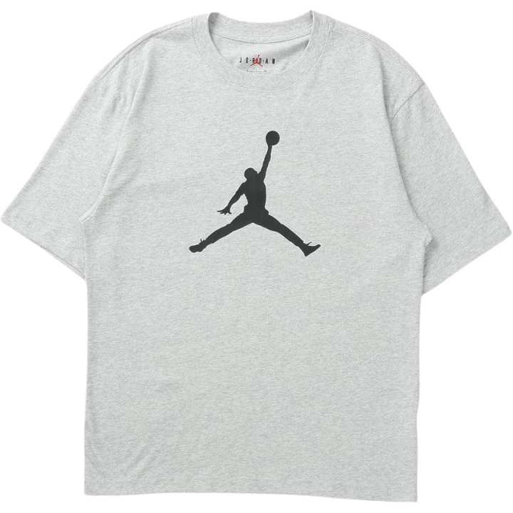 Jordan Jordan T Shirts Men's Gray Heather Gray Crew Neck