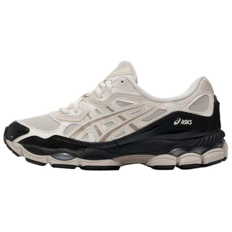 ASICS GEL NYC Running Shoes Unisex Low Top Ecru/Black