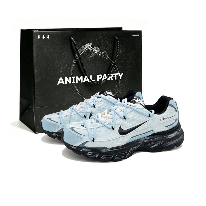 Nike Nike Initiator Running Shoes Unisex Low Top Black White Blue
