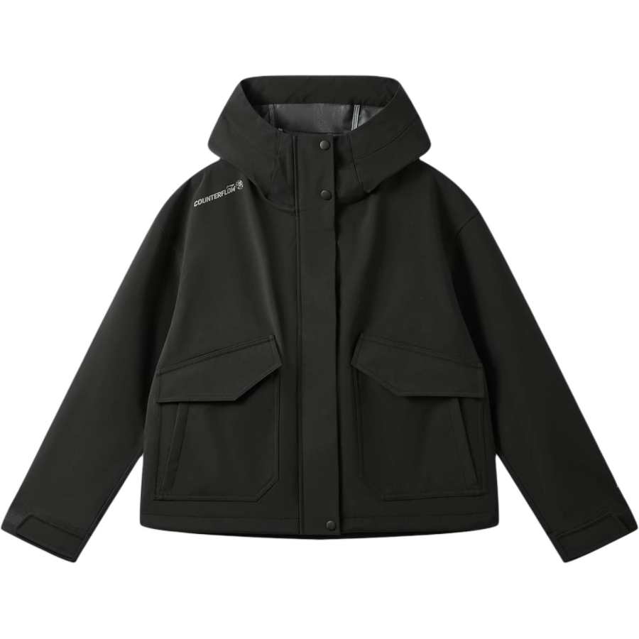 Li-Ning Li Ning Jackets Women's Black Hooded Non Detachable Moderate