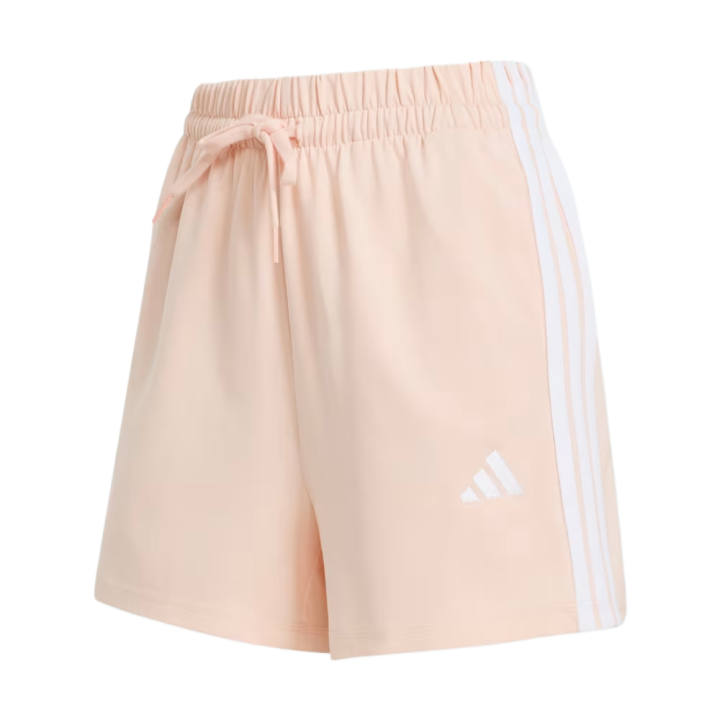 Adidas Adidas ESSENTIALS 3 Stripes Casual Shorts Women's Blush Pink/White Moderate