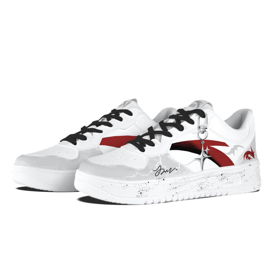 ANTA Easy Skateboard Shoes Unisex Low Top White