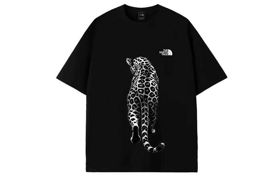 THE NORTH FACE T Shirts Unisex Black Crew Neck Thin
