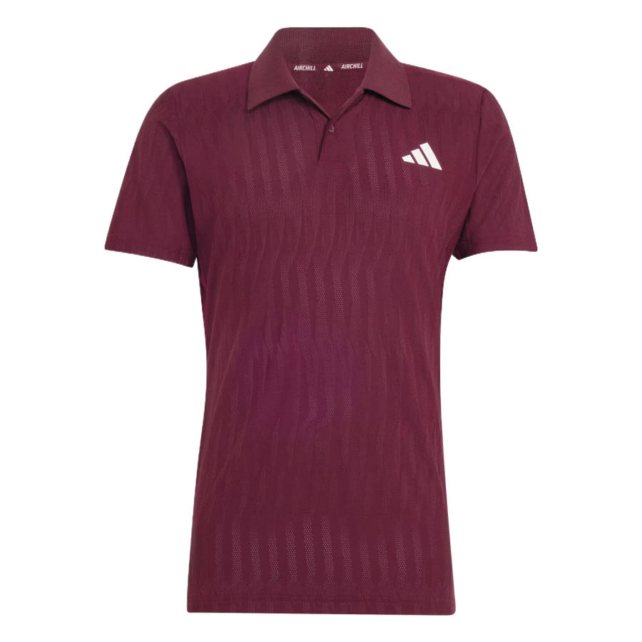 Adidas Adidas Tennis Tops Men's Chestnut Polo Collar Moderate