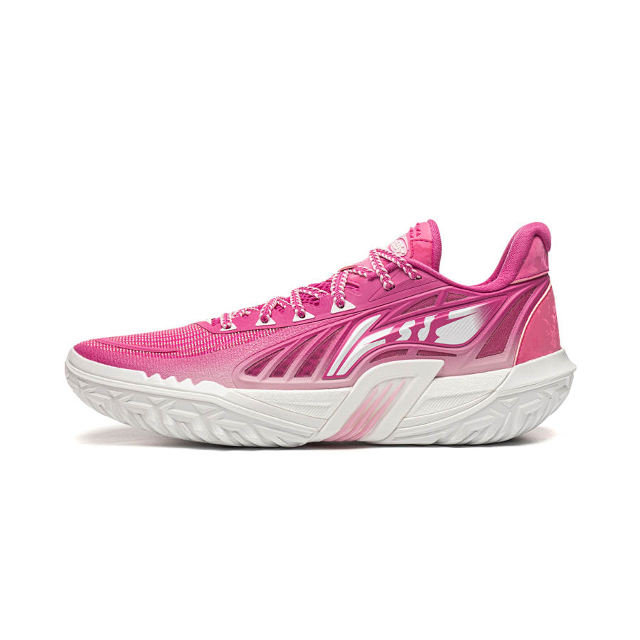 Li-Ning Li Ning Jie Ao 3 V2 Basketball Shoes Men's Low Top Vibrant Pink