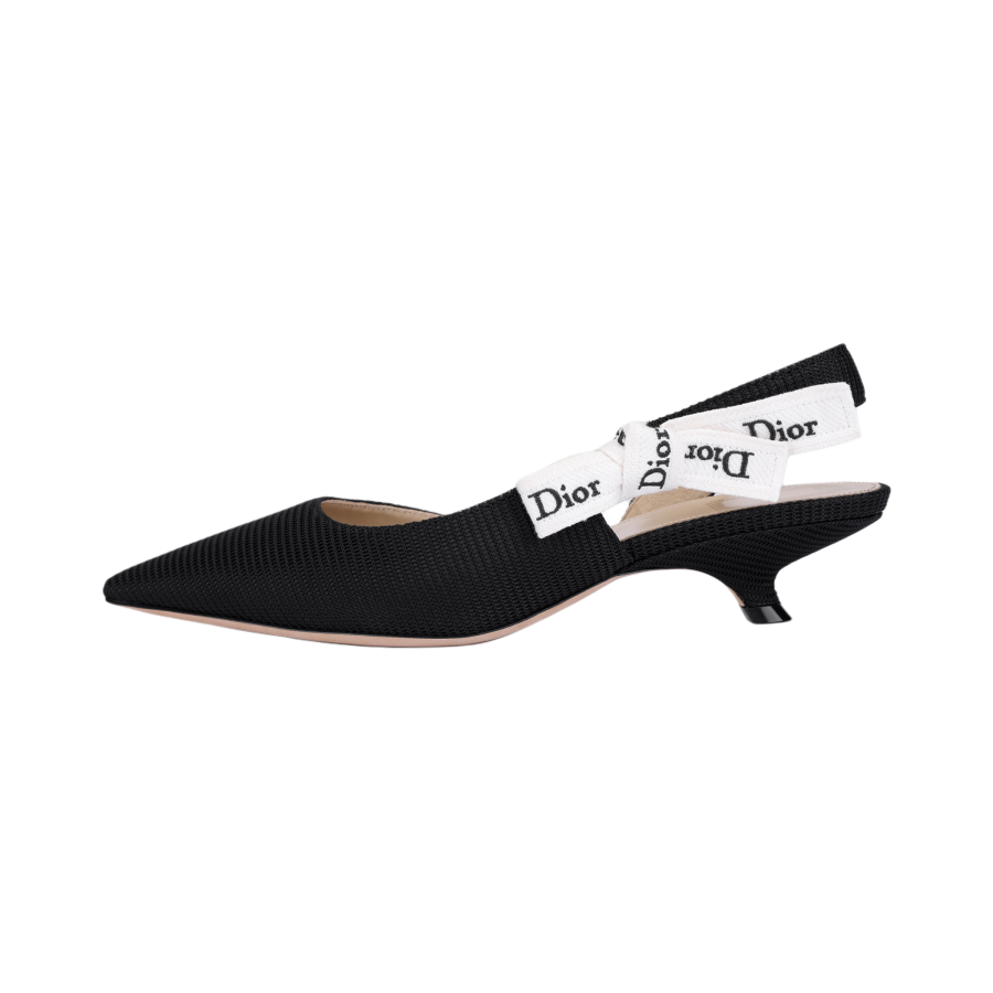 DIOR J'Adior Irregular Heel High Heels 3.5cm Women's Black