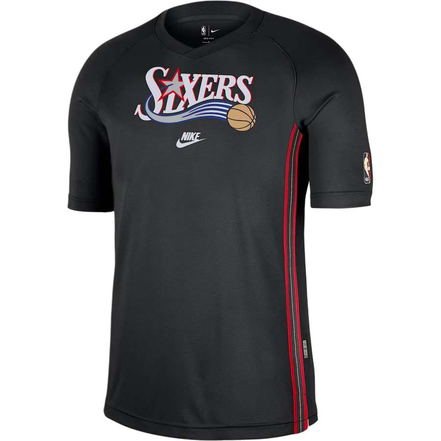 Nike Nike Philadelphia 76ers 2025/26 Hardwood Classics Men's Nike Nba Dri-FIT Short-Sleeve Top