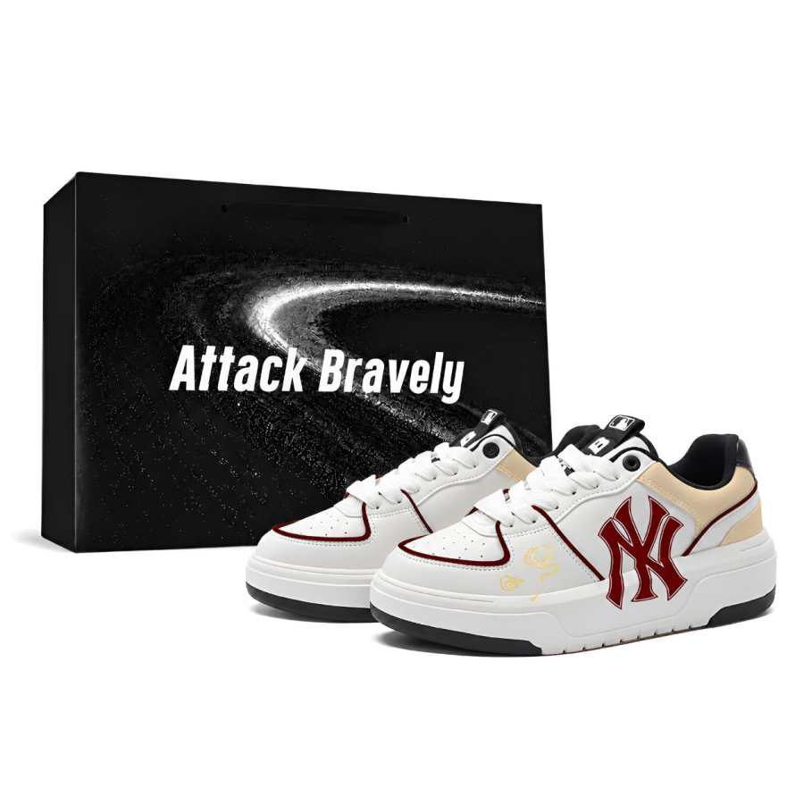 MLB MLB Chunky Liner Skateboard Shoes Unisex Low Top Gold