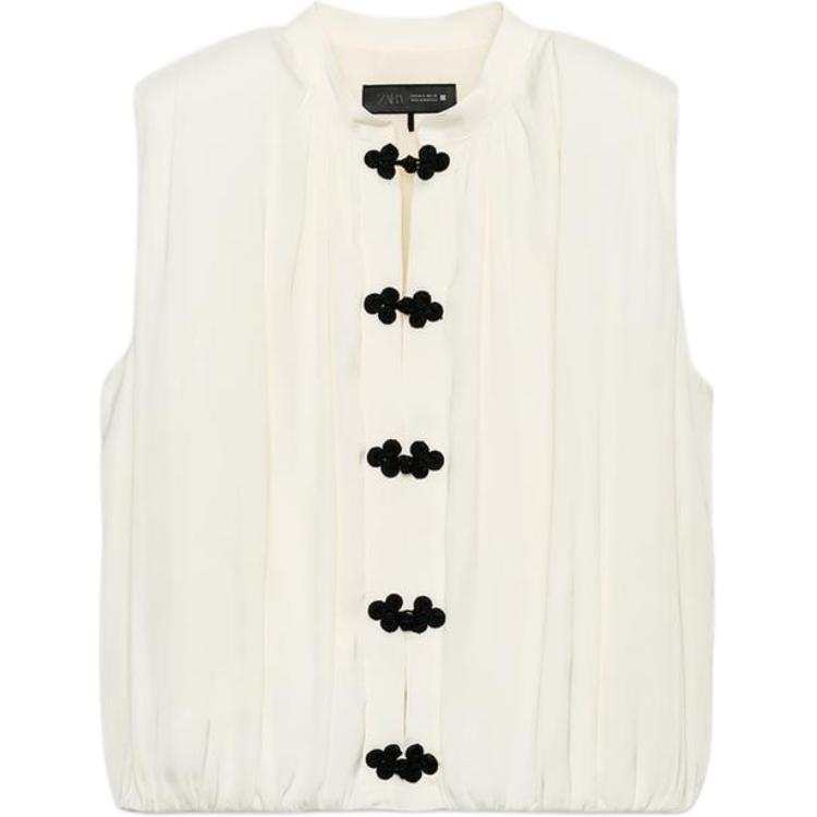 ZARA Tank Tops Women's White