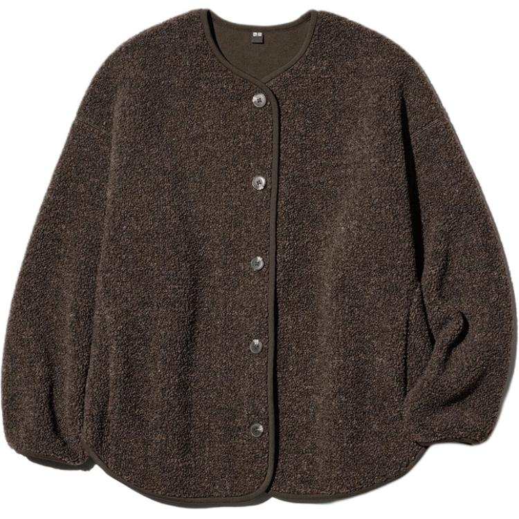 UNIQLO FW26 Velvet Jackets Women's 38 Dark Umber Moderate