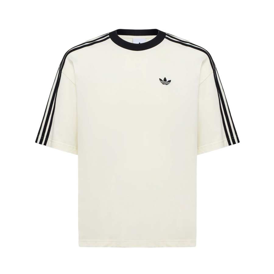Adidas Originals T Shirts Men's Jade White Crew Neck