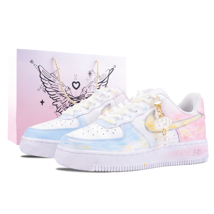 Nike Nike Air Force 1 Skateboard Shoes Unisex Low Top White/Blue